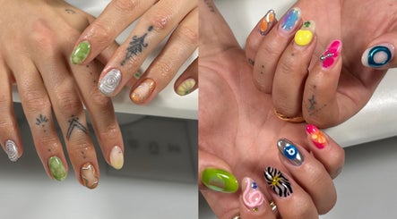 Vibrant nail art at Nailigion, Cluj-Napoca, Județul Cluj, RO showcasing intricate designs and colors.