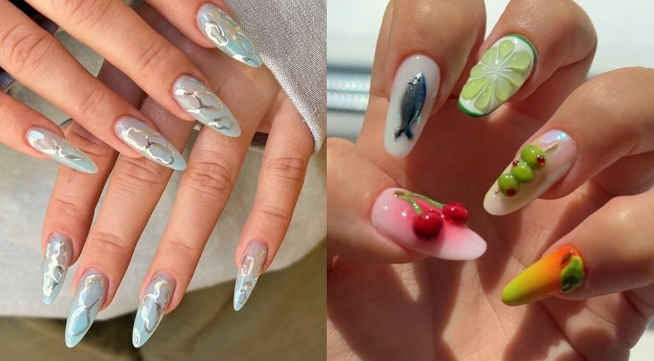 Vibrant fruit-inspired nail art by Nailigion in Cluj-napoca, Județul Cluj, RO, showcasing unique designs.