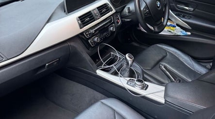 Clean and modern car interior serviced by NJCleaningCo in St Albans, GB.