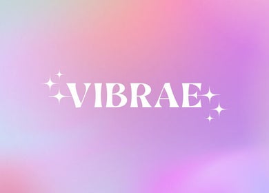 Vibrae logo with pink and purple gradient, London, England, GB.