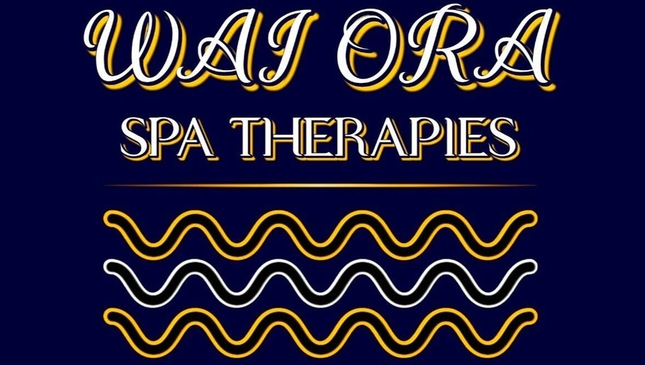 Wai Ora Spa Therapies Tohoraha Clinic Pukenui logo featuring decorative waves, located in Pukenui, Northland Region, NZ.