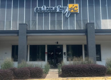 Exterior of Thee Hair Slayer at Salons by JC, Sandy Springs, Georgia, US featuring modern architecture.
