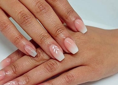 Stylish manicure at STYLETTE'S, George, Western Cape, ZA featuring elegant nail art.