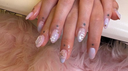 Elegant floral nail art design at Nailsnara in Cork, County Cork, IE. Perfectly polished, chic and sophisticated.