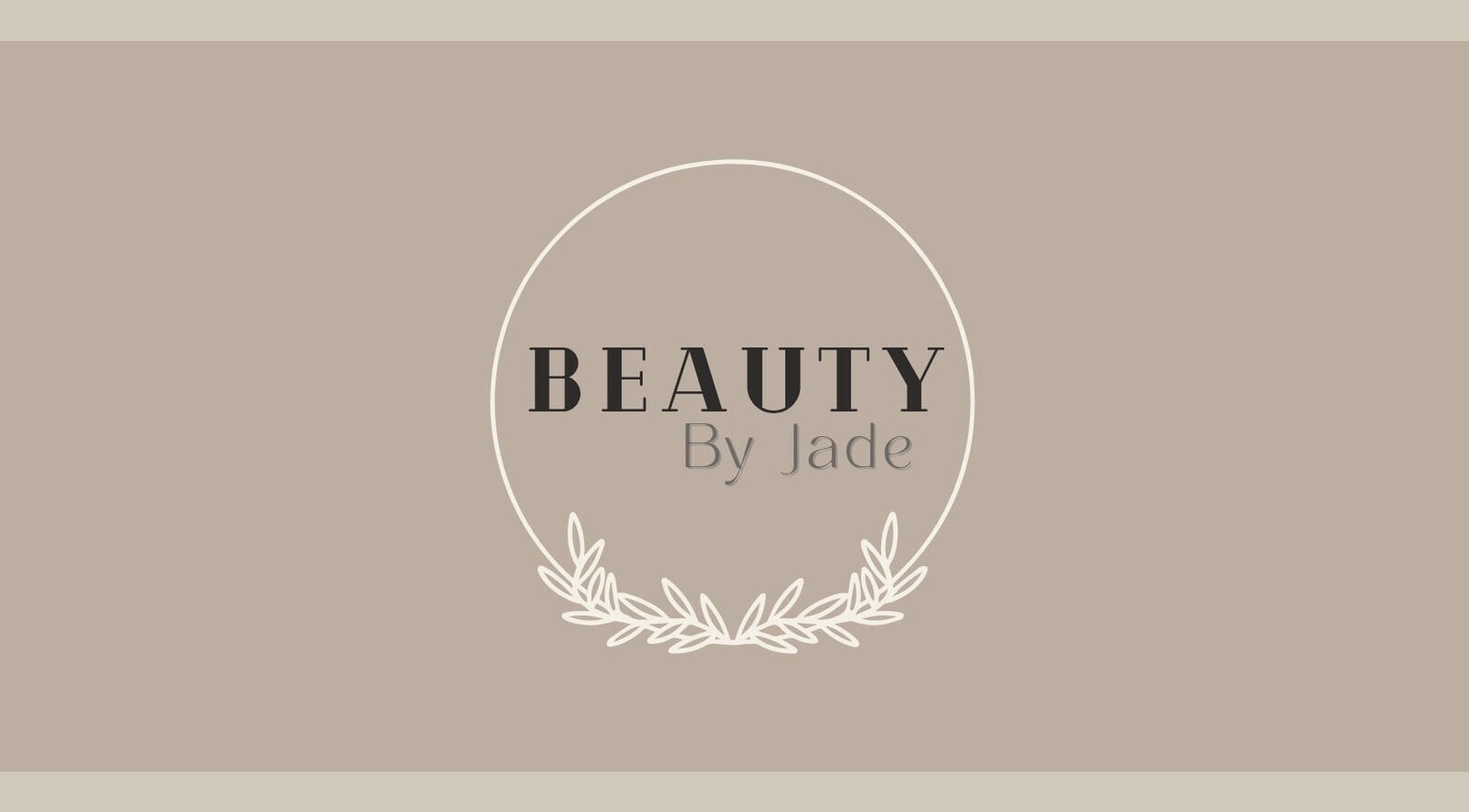 Beauty by Jade logo with floral design, Wallington, England, GB.