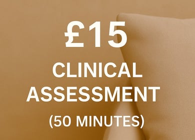 £15 clinical assessment offer at Tom Mortimer Therapy in Sandiacre, England, GB.