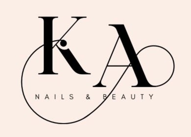 Elegant logo of K & A Nails and Beauty located in Stafford, England, GB. A sophisticated branding symbol.
