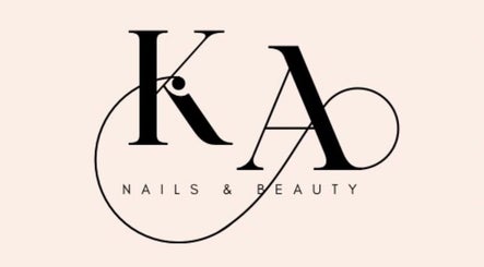 Elegant logo of K & A Nails and Beauty located in Stafford, England, GB. A sophisticated branding symbol.
