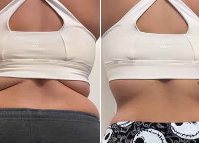 Before and after weight loss at Uncaged by Coach Dani, Aurora, Colorado, US.