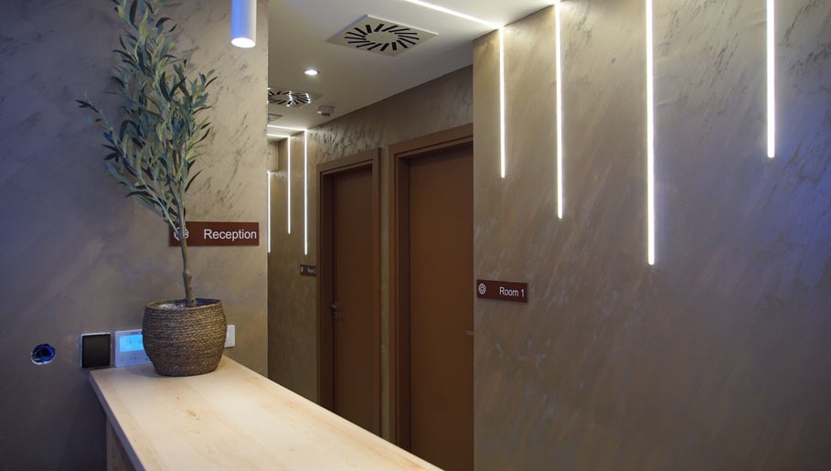 Royal Blue Resort & Residences - Spa & Wellness Center reception area in Tivat, Kotor Municipality, ME.