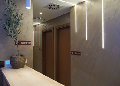 Royal Blue Resort & Residences - Spa & Wellness Center reception area in Tivat, Kotor Municipality, ME.