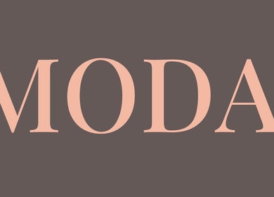 Elegant Moda logo representing beauty venue in Edinburgh, Scotland, GB.