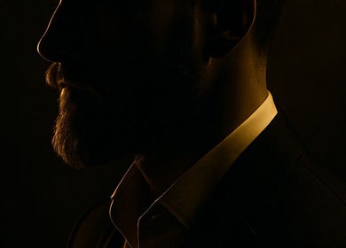Moody silhouette of a man in formal wear at BEMEN, Madrid, Comunidad De Madrid, ES.