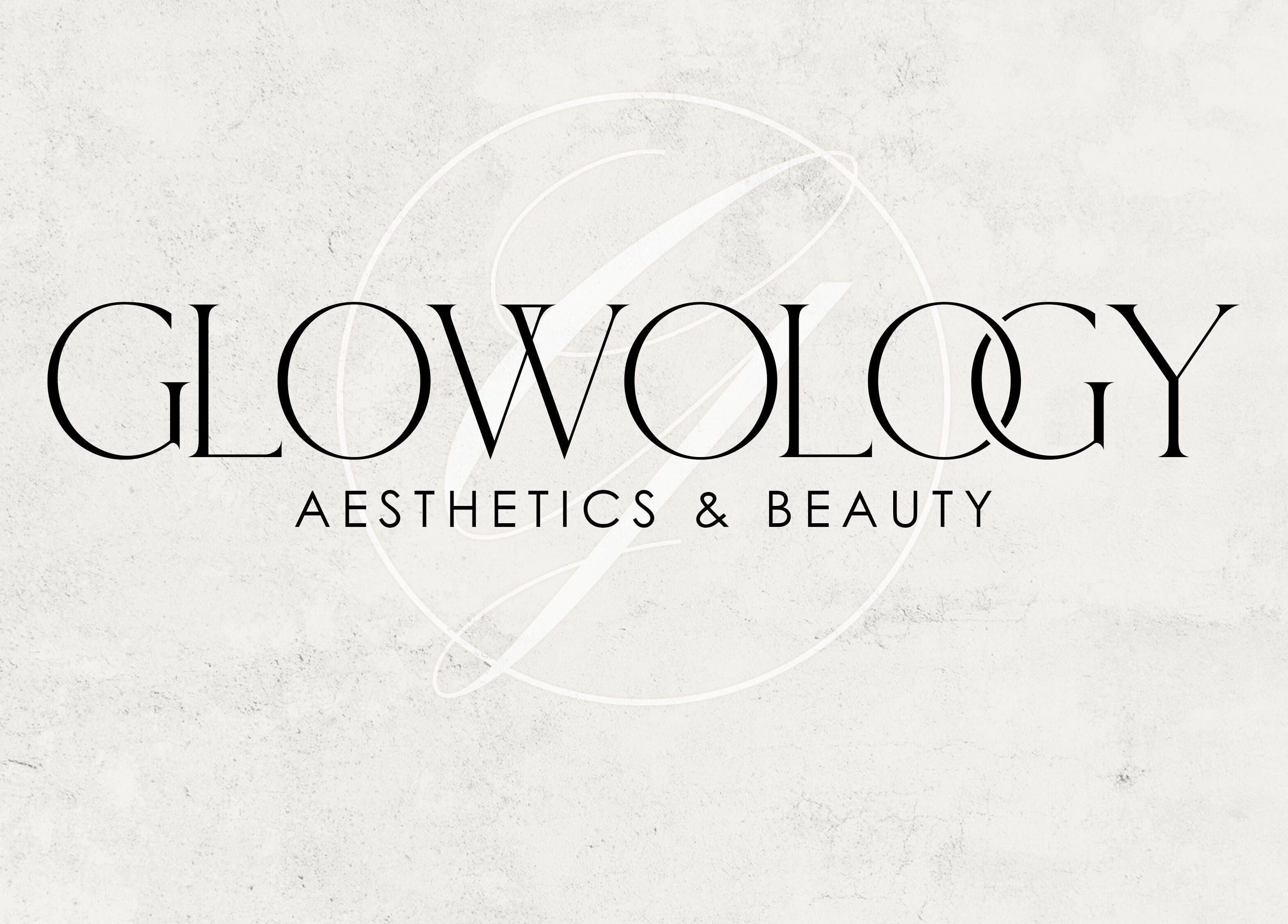 Logo of Glowology clinic, Bolton, England, GB, showcasing aesthetics and beauty services.