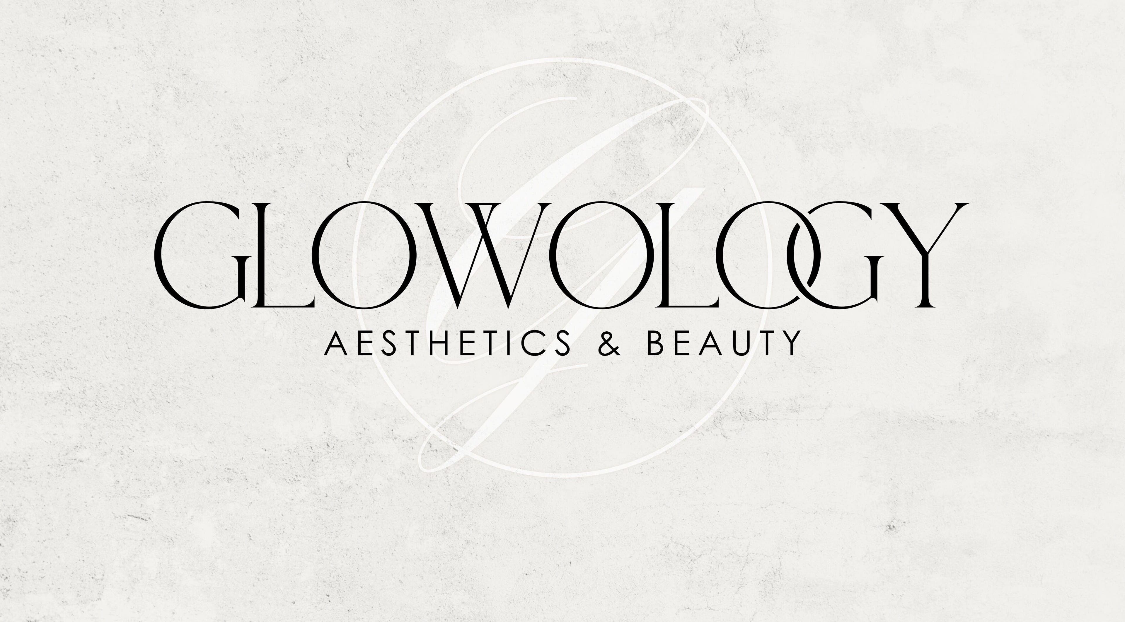 Logo of Glowology clinic, Bolton, England, GB, showcasing aesthetics and beauty services.