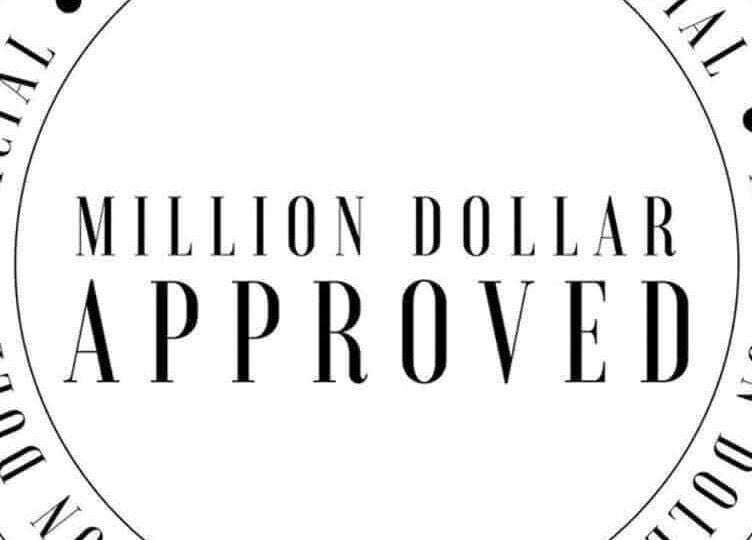 Million Dollar Facial Approved emblem at MCR Medispa, Worsley, England, GB.