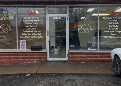 Emerald Suite beauty salon facade in Pittsburgh, Pennsylvania, US offering diverse hair and nail services.