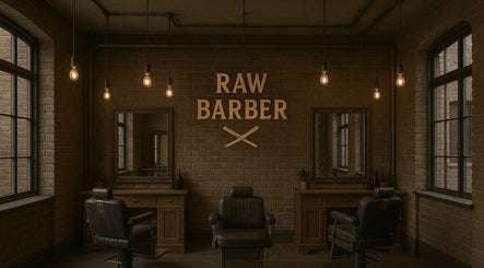 Cozy Raw Barber interior with classic chairs in Yangon, Yangon Region, MM, reflecting vintage charm.