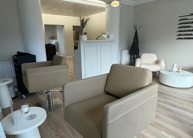 Relaxing salon interior at Nails by Livvy & Lash & Glow by Georgia, Normanton, England, GB.