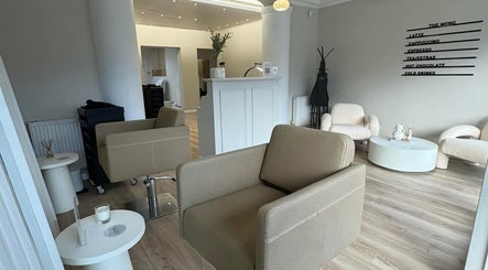 Relaxing salon interior at Nails by Livvy & Lash & Glow by Georgia, Normanton, England, GB.