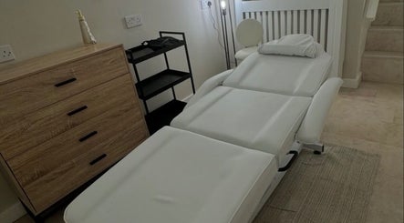 Modern treatment room at Nails by Livvy & Lash & Glow by Georgia, Normanton, England, GB.