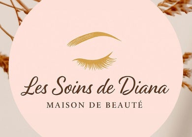 Logo élégant de Les Soins De Diana à Loyettes, Auvergne-rhône-alpes, FR, avec des branches décoratives.