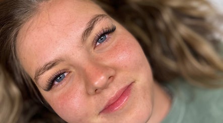 Close-up of stunning eyelashes at Ember Lash, Lilyfield, New South Wales, AU.