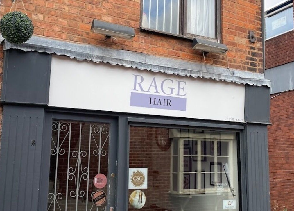 Gloss&Glam Tamworth exterior view in Tamworth, England, featuring stylish salon entrance with signage.