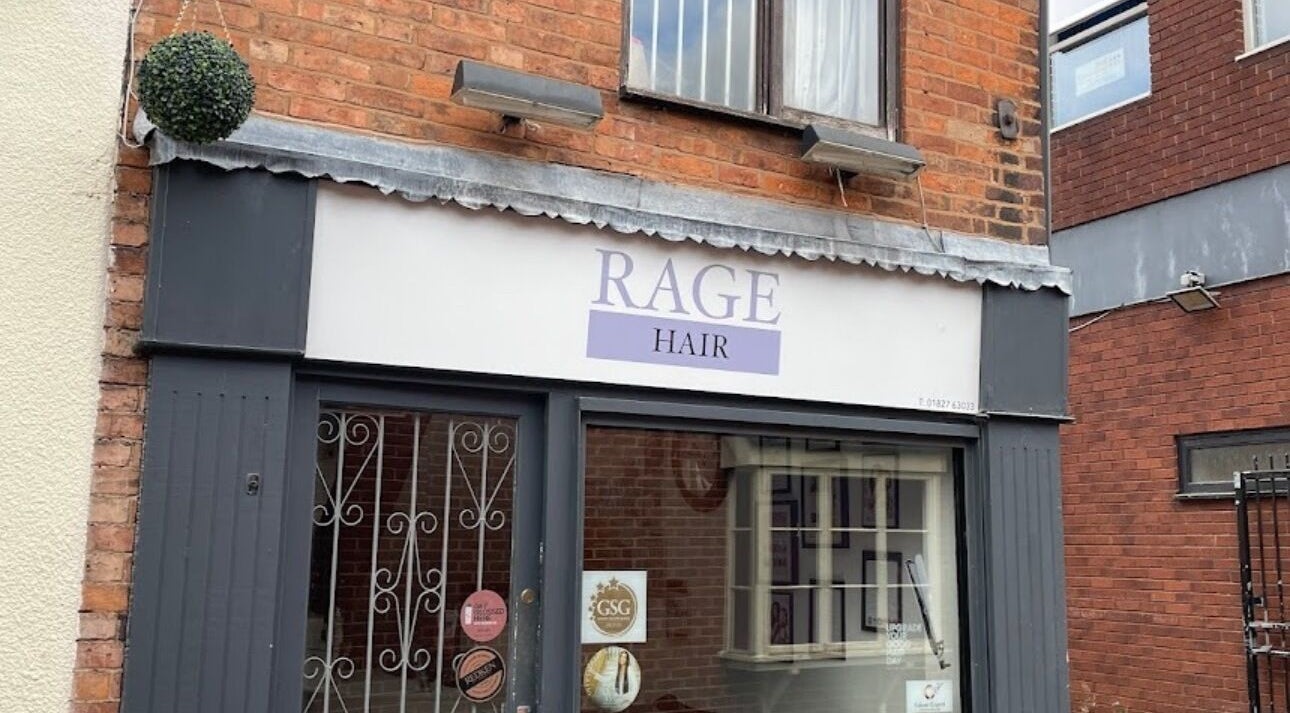 Gloss&Glam Tamworth exterior view in Tamworth, England, featuring stylish salon entrance with signage.