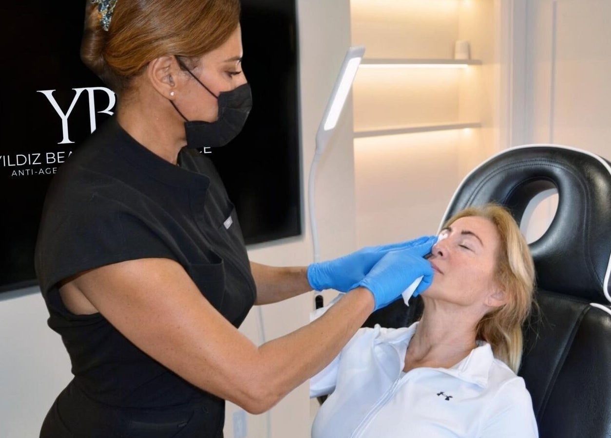 Professional skincare treatment at Yildiz Beauty Confidence in Loughton, England, GB.