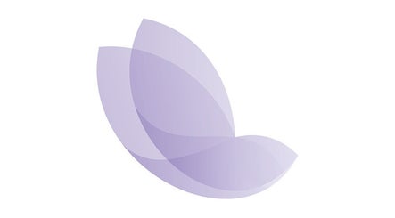 Abstract purple leaf logo of Studio Karen Ribeiro in London, England, GB.