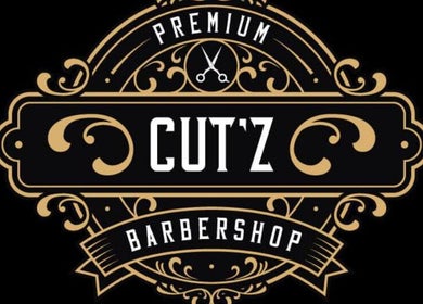 Cut'z Barbershop Cornubia logo in Mount Edgecombe, Kwazulu-natal, ZA, showcasing ornate design.