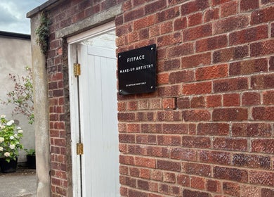 Entrance to Molly Freya Beauty, a serene setting in Royal Leamington Spa, England, GB.