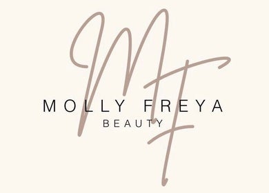 Stylish logo of Molly Freya Beauty in Royal Leamington Spa, England, GB.
