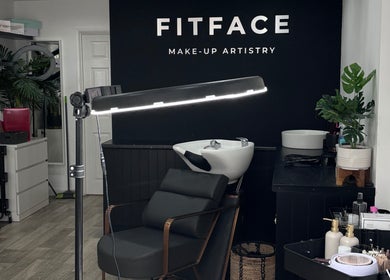 Chic makeup station at Molly Freya Beauty, Royal Leamington Spa, England, GB, equipped for a stylish pampering experience.