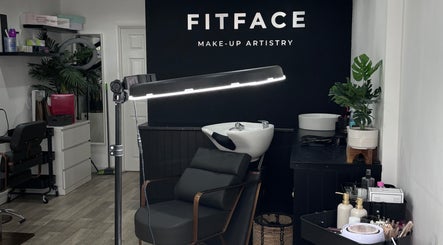 Chic makeup station at Molly Freya Beauty, Royal Leamington Spa, England, GB, equipped for a stylish pampering experience.