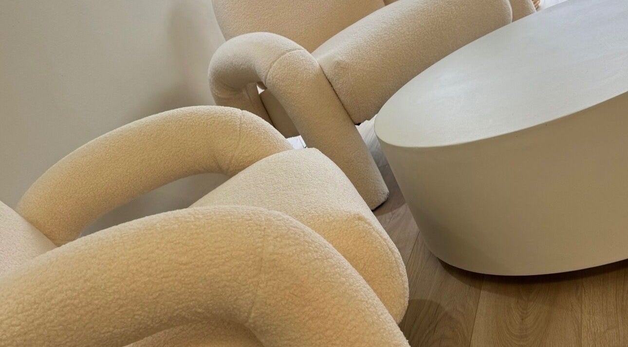 Elegant seating at Sadies Luxe Locks, Normanton, England, GB for a relaxing beauty experience.