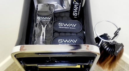 Professional hair tools organized at BeyondLengthEssex, Dunmow, England, GB.