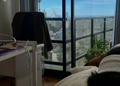 Relaxing spa view at Nava Estudio, Buenos Aires, Ciudad Autónoma De Buenos Aires, AR showcasing cityscape.