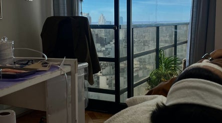 Relaxing spa view at Nava Estudio, Buenos Aires, Ciudad Autónoma De Buenos Aires, AR showcasing cityscape.