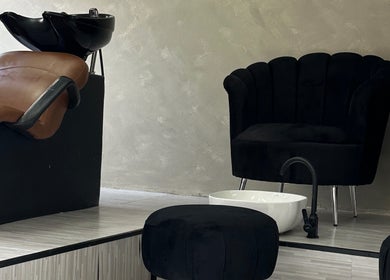 Modern salon wash and pedicure stations at Zoteya Beauty Salon, Sandton, Gauteng, ZA.