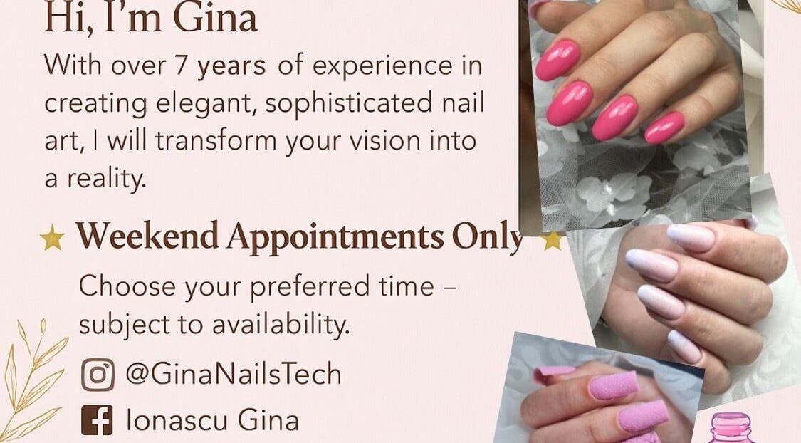 Design elegant la Manicure din Stafford, England, GB cu diferite stiluri de unghii.