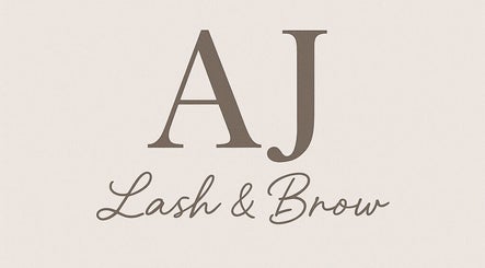 AJ Lash & Brow logo showcasing sleek design, located in Bristol, England, GB.