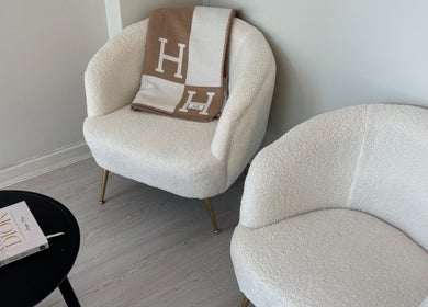Elegant seating area at Pretty Kitty, Mount Hawthorn, Western Australia, AU.