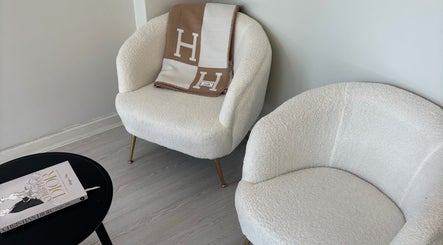 Elegant seating area at Pretty Kitty, Mount Hawthorn, Western Australia, AU.