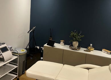 Spa treatment room at Teri’s Wellness Therapies, Southampton, England, GB, featuring a modern, calming setup.
