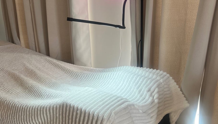 Cozy spa bed at Certified Beauty, Patchway, England, GB, ideal for relaxation and wellness treatments.
