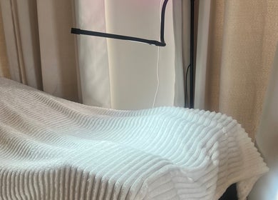 Cozy spa bed at Certified Beauty, Patchway, England, GB, ideal for relaxation and wellness treatments.
