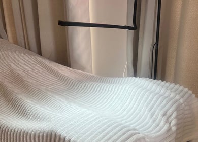 Cozy massage bed at Certified Beauty in Patchway, England, GB. Ideal for relaxation and wellness treatments.