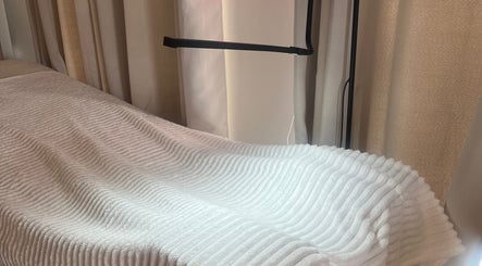 Cozy massage bed at Certified Beauty in Patchway, England, GB. Ideal for relaxation and wellness treatments.